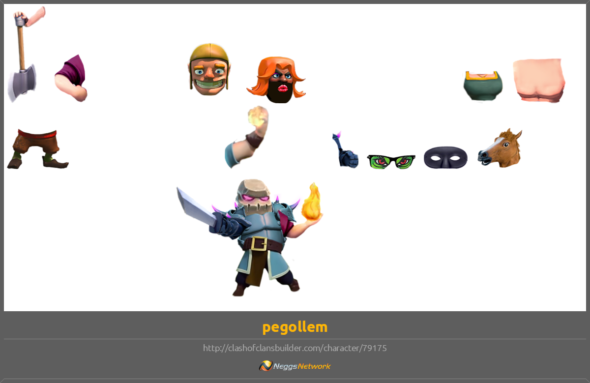 Clash Of Clans Builder - Cartoon Clipart (1200x779), Png Download