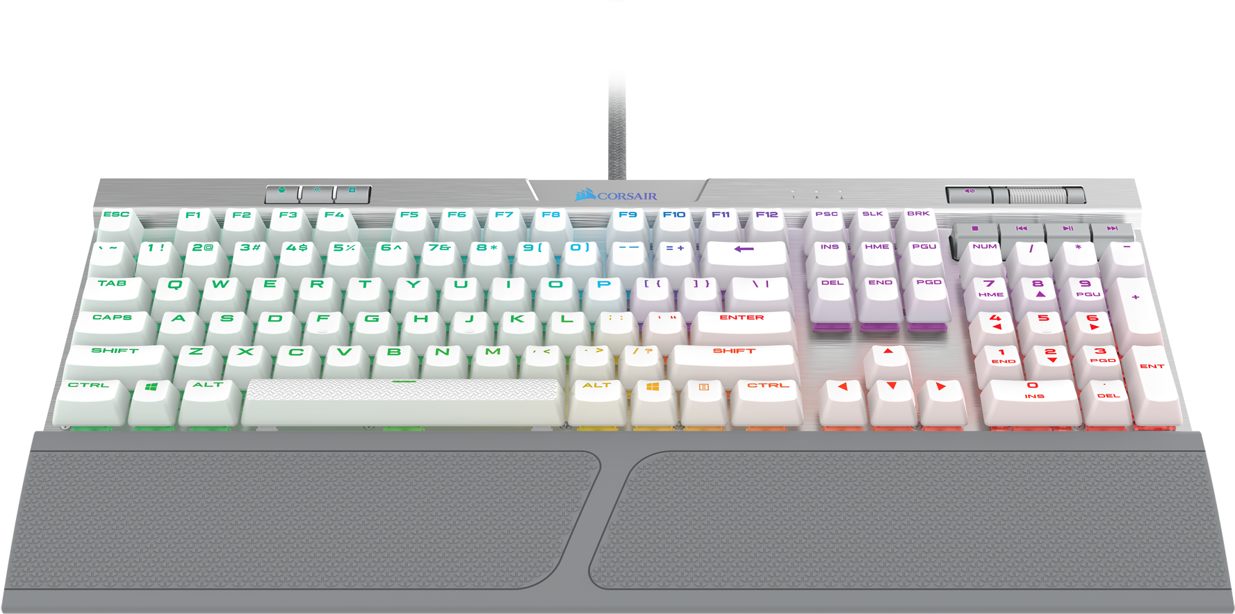 Media - Corsair K70 Rgb Mk.2 Se Mechanical Gaming Keyboard Clipart (1800x931), Png Download