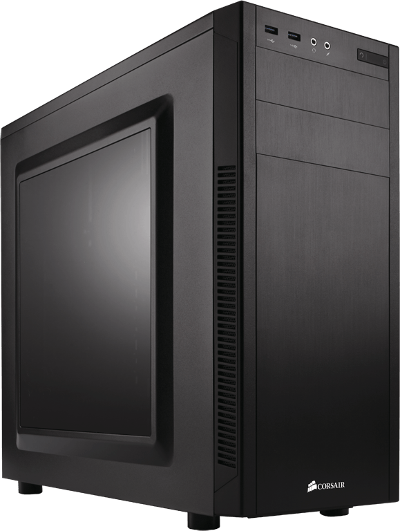 Corsair 100r M - Corsair Carbide 100r Mid Tower Case Clipart (579x768), Png Download