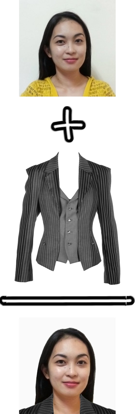 Makeshift Id - Photoshop Formal Attire For Women Png Clipart (559x1715), Png Download