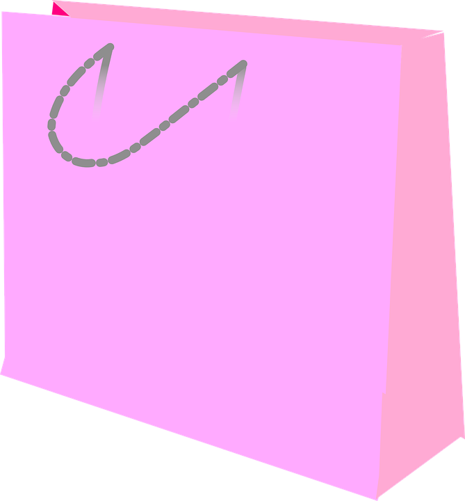 Shopping Bag Clipart Png Tumblr - Shopping Bag Clip Art Transparent Png (669x720), Png Download