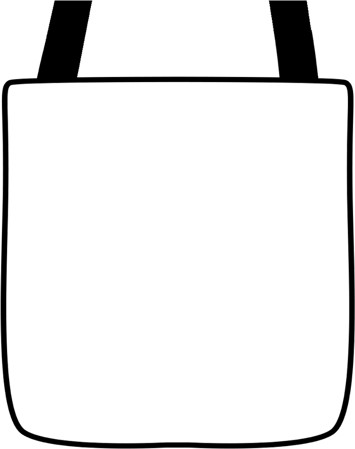 Png Freeuse Download Bags Clipart Shoulder Bag - Tote Bag Line Art Transparent Png (960x960), Png Download