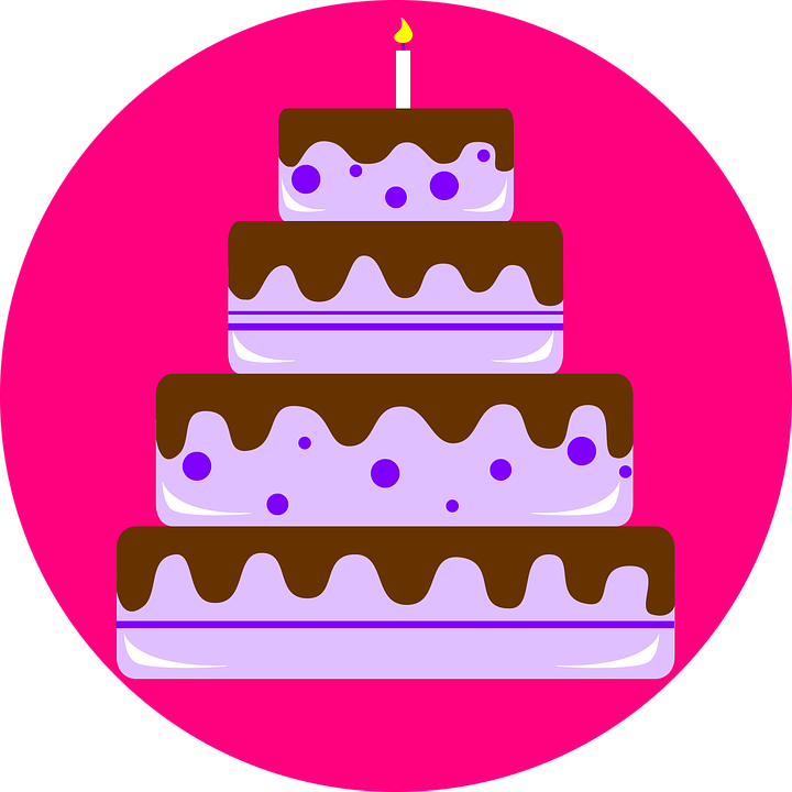 Pastry Clipart Cake Hd - Doğum Günü Pastası Çizimi - Png Download (720x720), Png Download