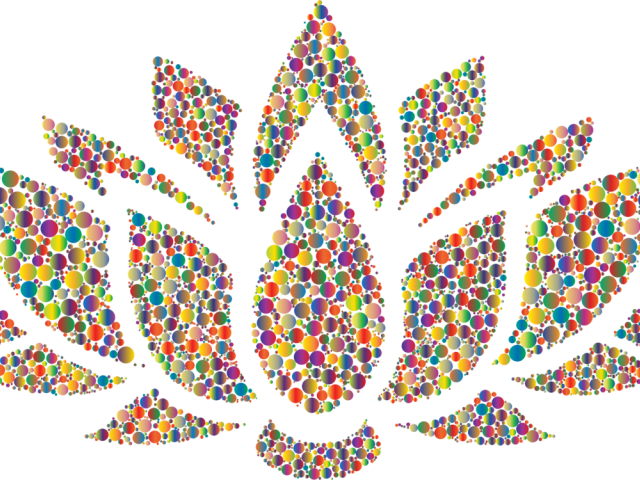 Lotus Clipart Symmetrical Flower - Transparent Background Lotus Flower Clip Art - Png Download (640x480), Png Download