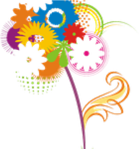 Vector Flower Clipart (640x480), Png Download