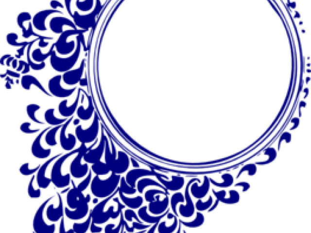 Dark Blue Clipart Royal Blue Wedding - Blue Circle Design Logo - Png Download (640x480), Png Download