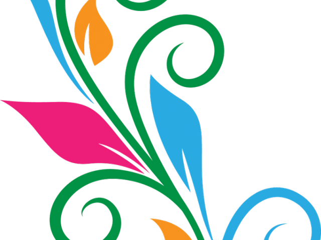 Abstract Flower Png Transparent Images - Flower Clipart Design Png (640x480), Png Download