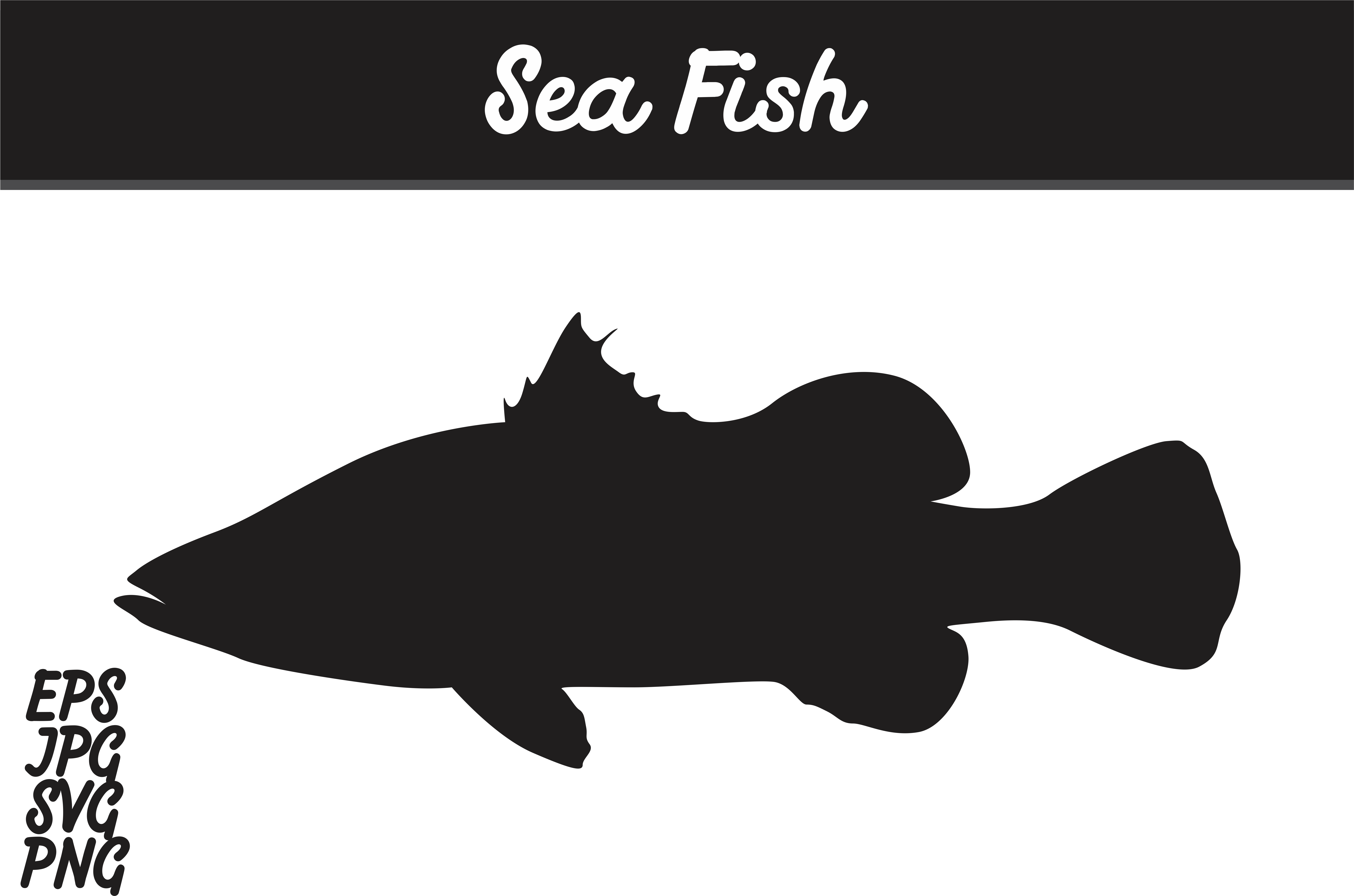 Download Sea Fish Silhouette Svg Vector Image Graphic By Arief Bony Fish Clipart Large Size Png Image Pikpng