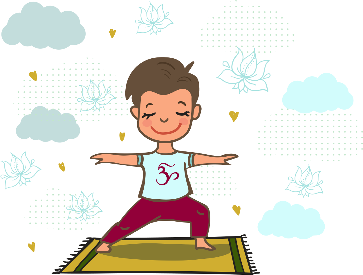 Aerobics Clipart Activewear - Yoga Infantil - Png Download (1500x1500), Png Download