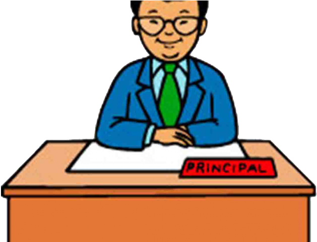 Office Clipart Transparent - Female School Principal Clipart - Png Download (640x480), Png Download