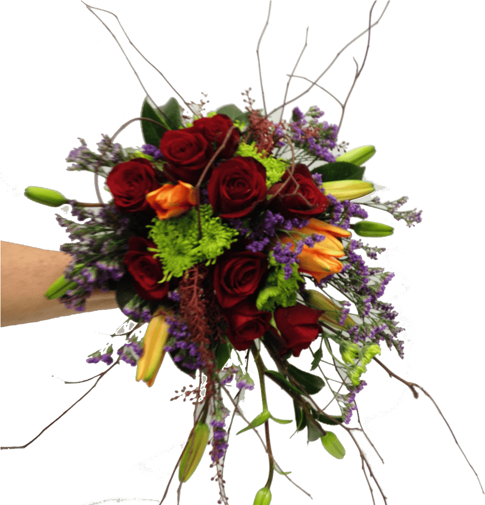 Modern Gathered Wedding Flowers - Bouquet Clipart (961x1001), Png Download