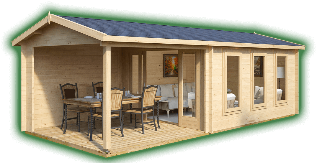 Small Summer House - Garden Summer House Ideas Clipart (1074x553), Png Download