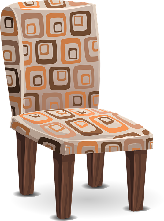 Chairs Furniture Seats Comfortable Sofa Wooden - Chair Clipart (562x720), Png Download