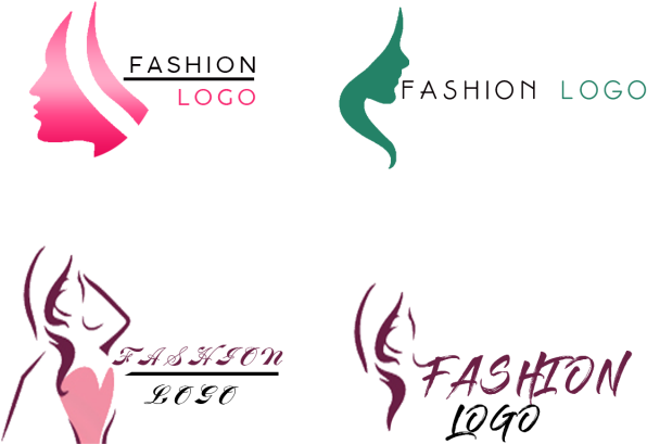 Clothing Logo Free - Vector Fashion Logo Png Clipart (640x640), Png Download