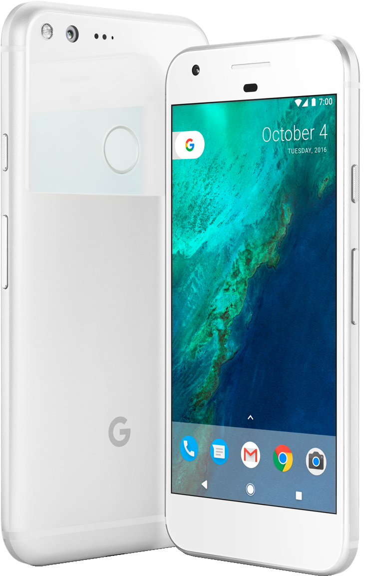 Google Pixel White Smartphone - Pixel Google Clipart (928x1202), Png Download