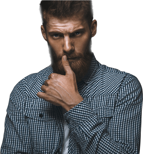 Beard Suit Man Casual - Stock Photography Clipart (744x623), Png Download