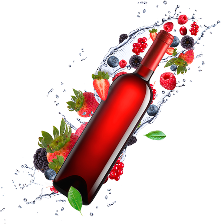 Fruit Wines Ciders Master - Falling Fruit No Background Clipart (730x739), Png Download