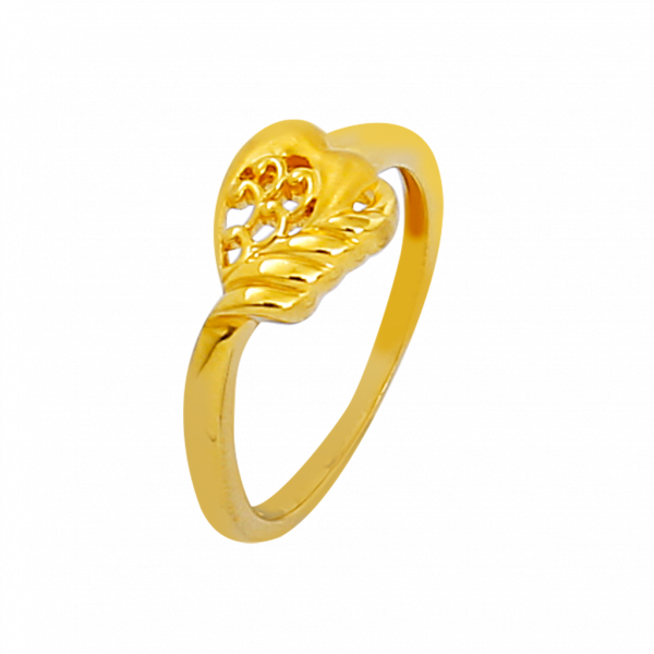 Gold Ring Designs For Females Without Stones - Simple Gold Ring Designs For Women Clipart (600x600), Png Download