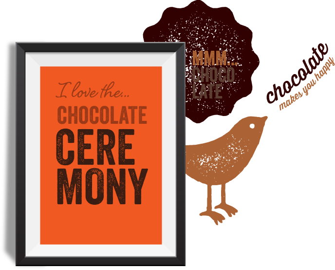 Chocolate Ceremony F - Illustration Clipart (688x554), Png Download