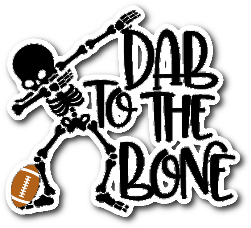 Vinyl Stickers For School Notebooks Kids Teens Funny - Dabbing Skeleton Png File Clipart (861x782), Png Download