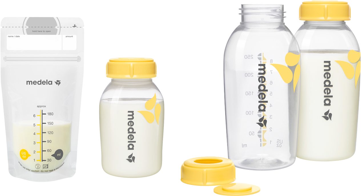 Breast Milk Is Precious Collecting And Storing Breast - Recipientes Para Guardar Leche Materna Clipart (1400x737), Png Download