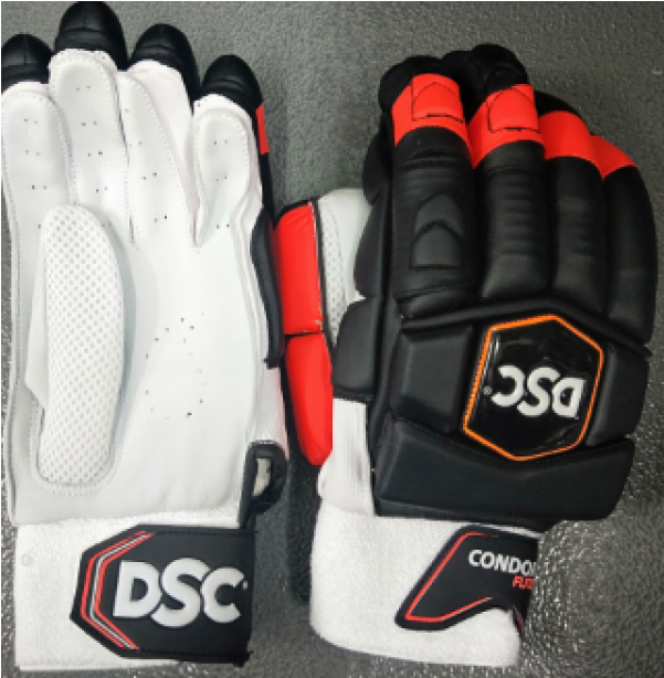 Cricket Bats - Coloured Cricket Gloves Clipart (600x800), Png Download