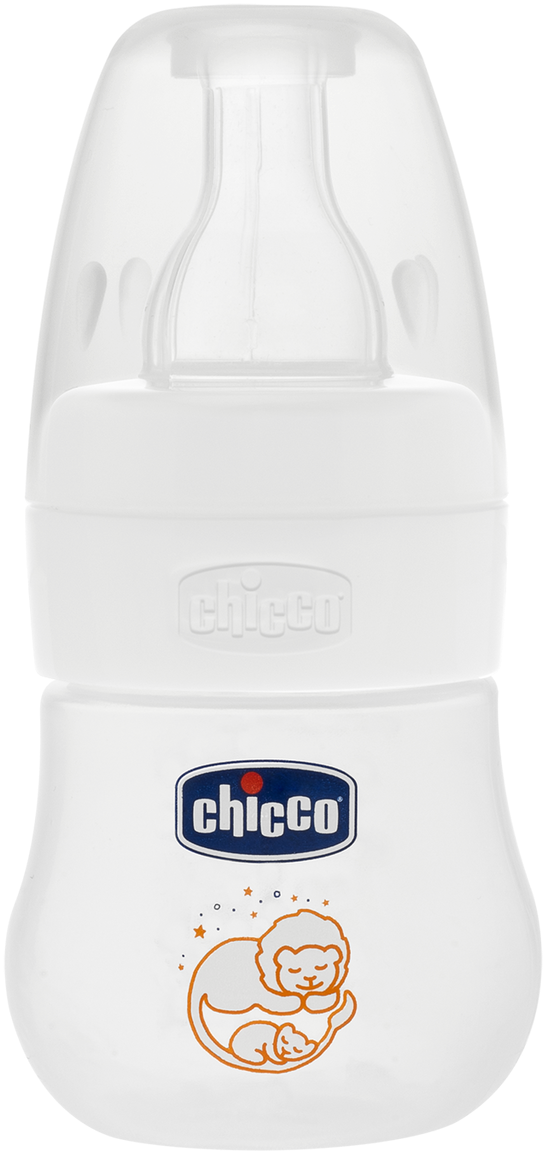 Micro Bottle 60ml - Chicco Mini Biberon Clipart (1280x1280), Png Download