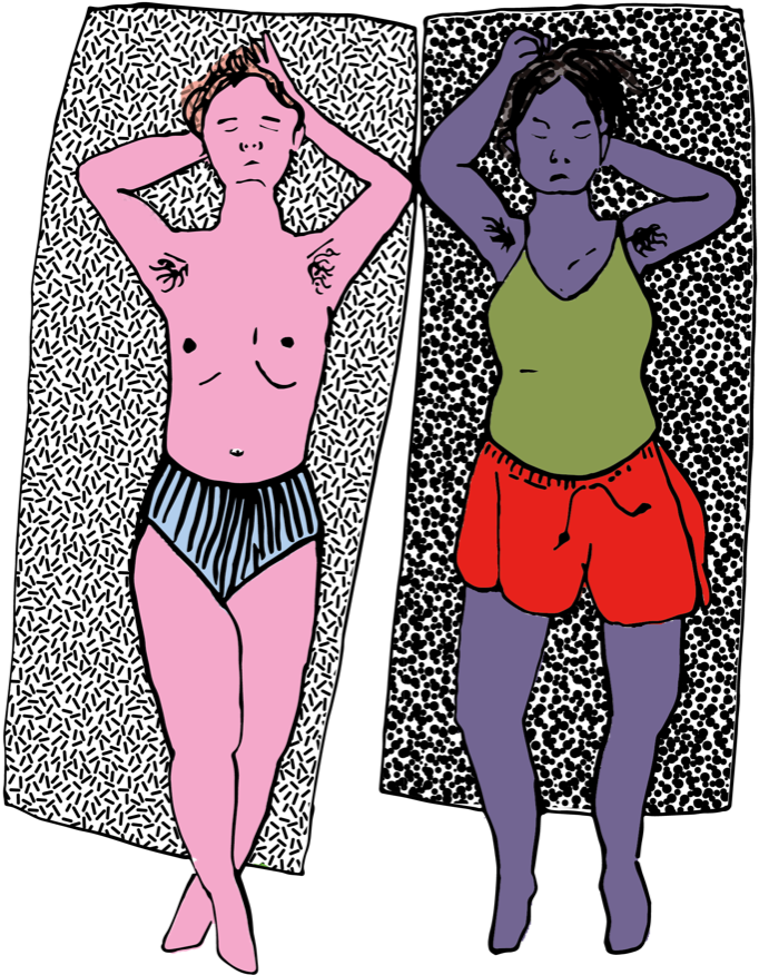 Cara Seccafien - Armpit Hair Women Natural Clipart (793x1000), Png Download