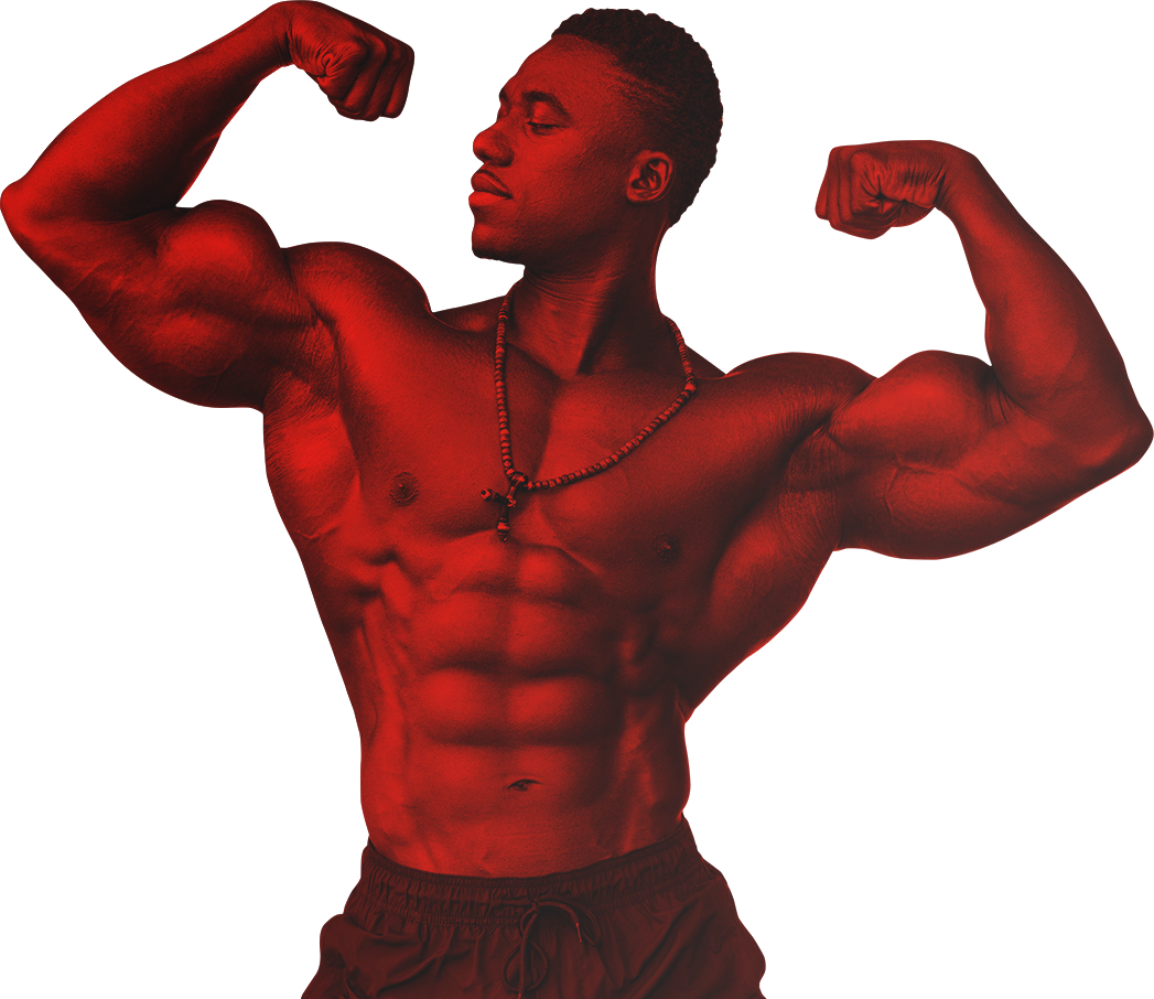 Mfit - Barechested Clipart (1047x906), Png Download