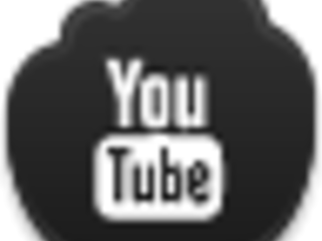 Youtube Clipart Youtube Icon - Youtube Logo Black - Png Download (640x480), Png Download
