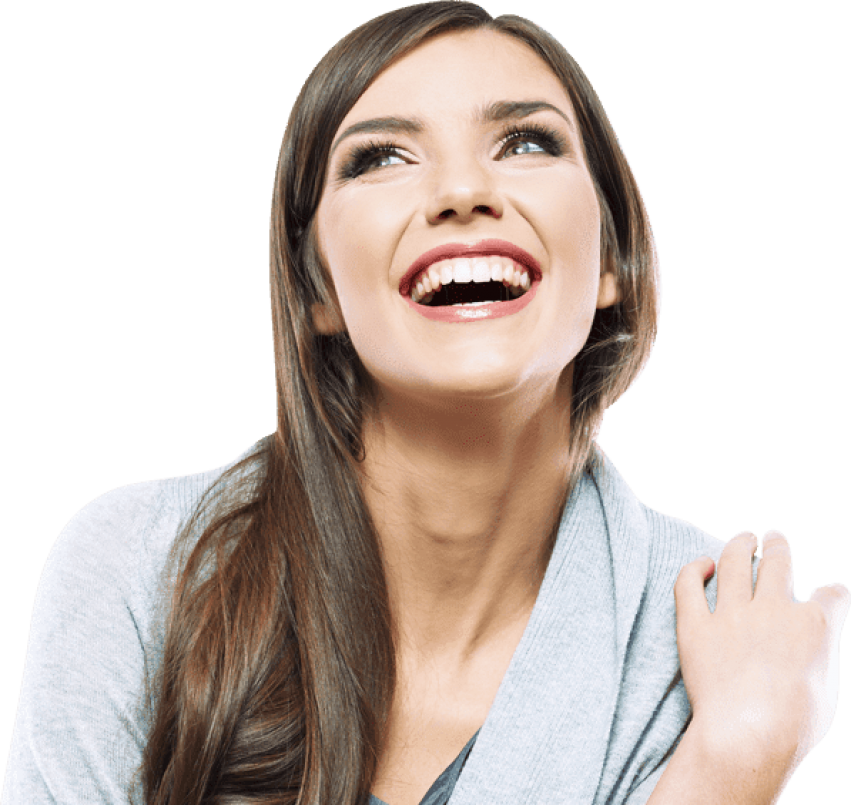 Free Png Download Happy Person Png Images Background - Woman Laughing Transparent Background Clipart (851x805), Png Download