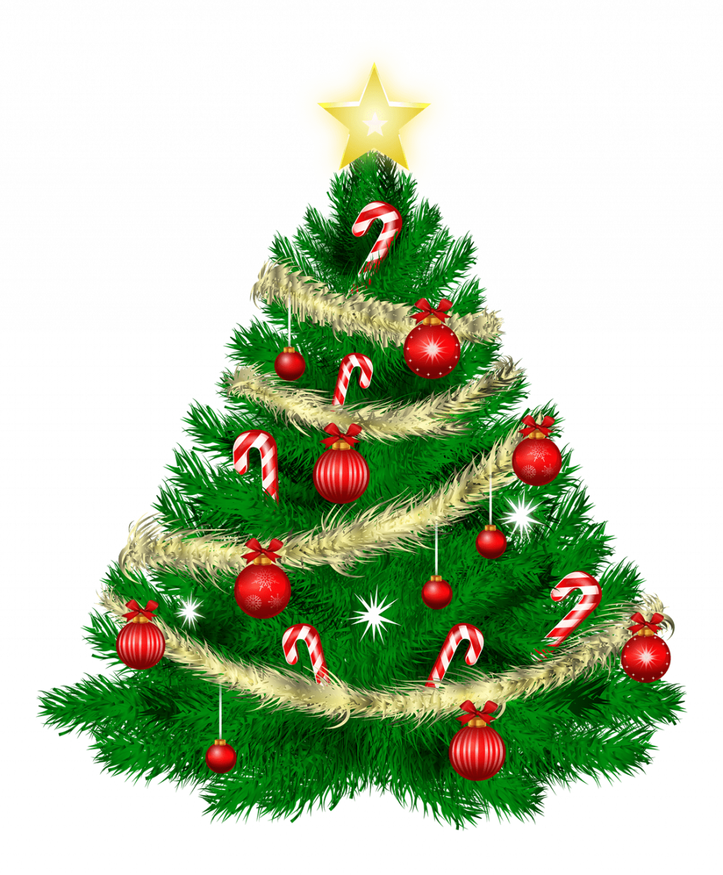 Astonishing Cartoon Pictures Of Christmas Trees Picture - Merry Christmas Tree Png Clipart (1024x1239), Png Download