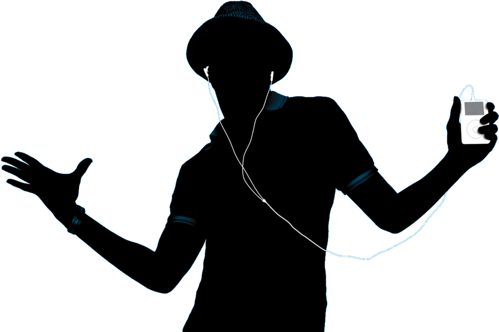 Music Png Picture - Listening To Music Ipod Clipart (1024x819), Png Download