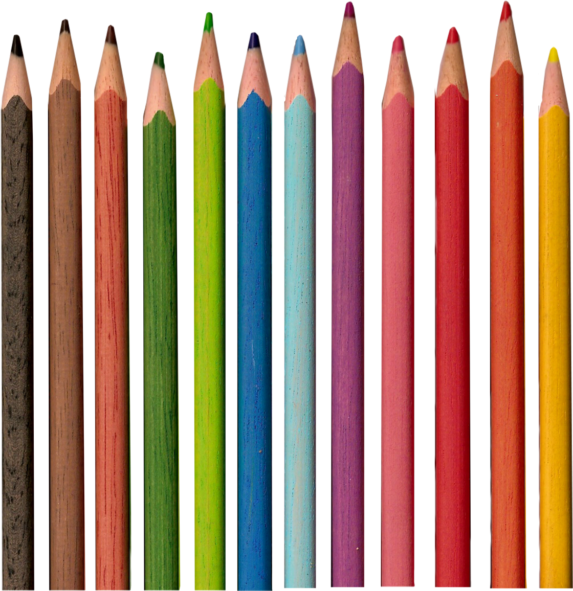 Colorful Pencils Png Image Clipart (1200x1200), Png Download