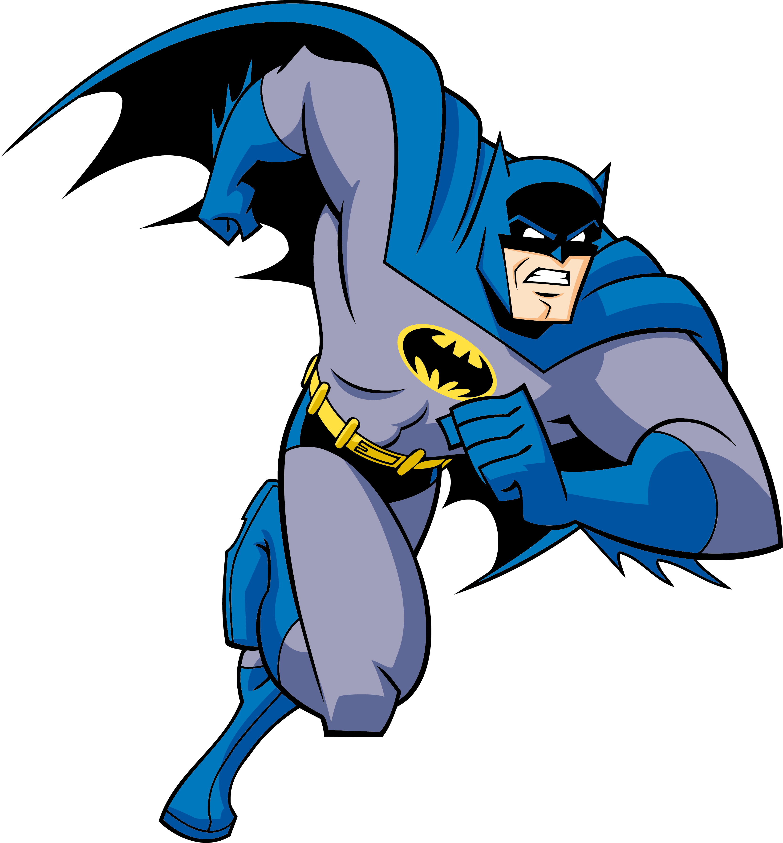 Batman Png Images Batman The Justice Bringer - Batman Cartoon Clipart (3325x3581), Png Download