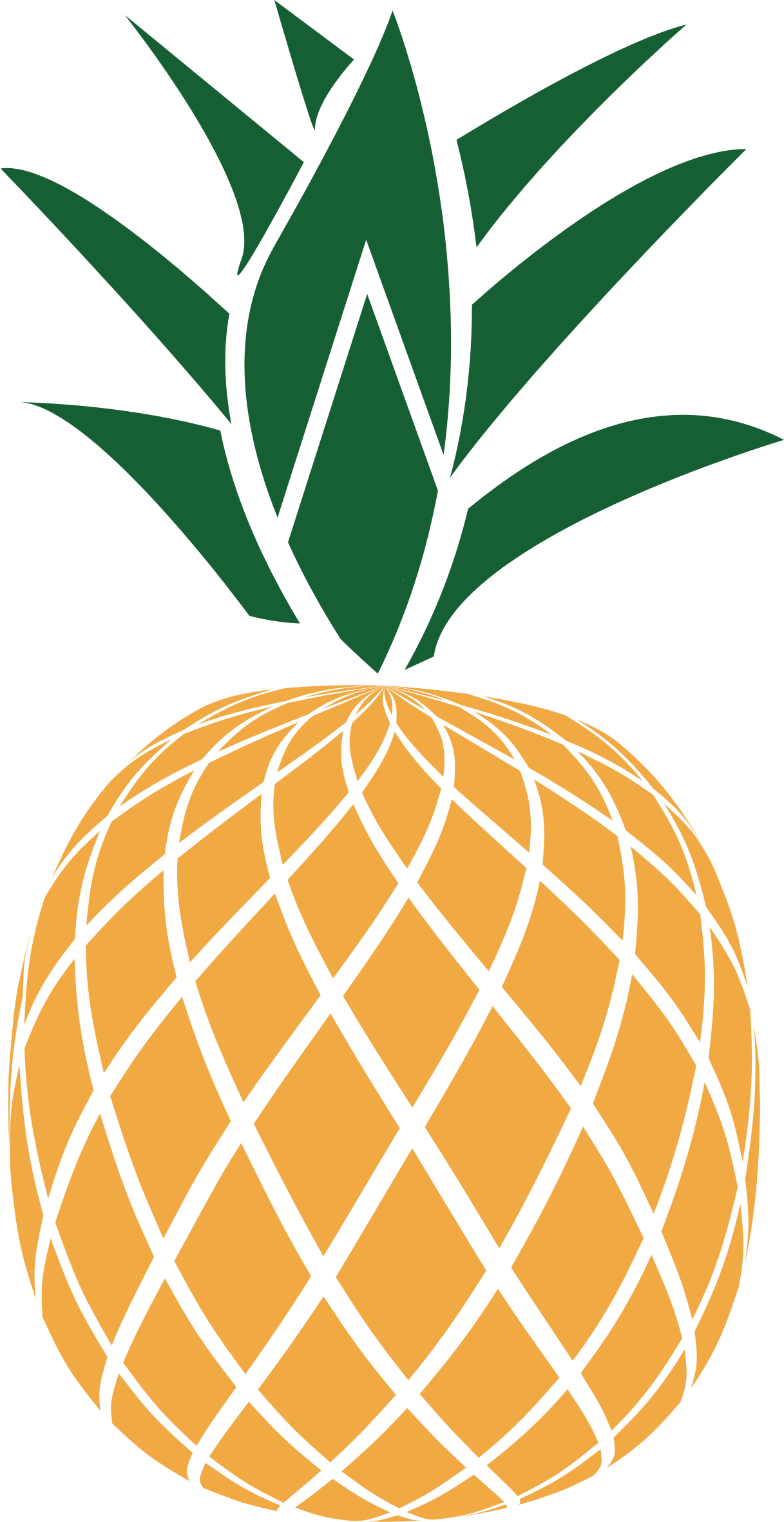 Free Download Pineapple Vector Clipart Pineapple Clip - Clip Art Pineapple - Png Download (1217x2362), Png Download
