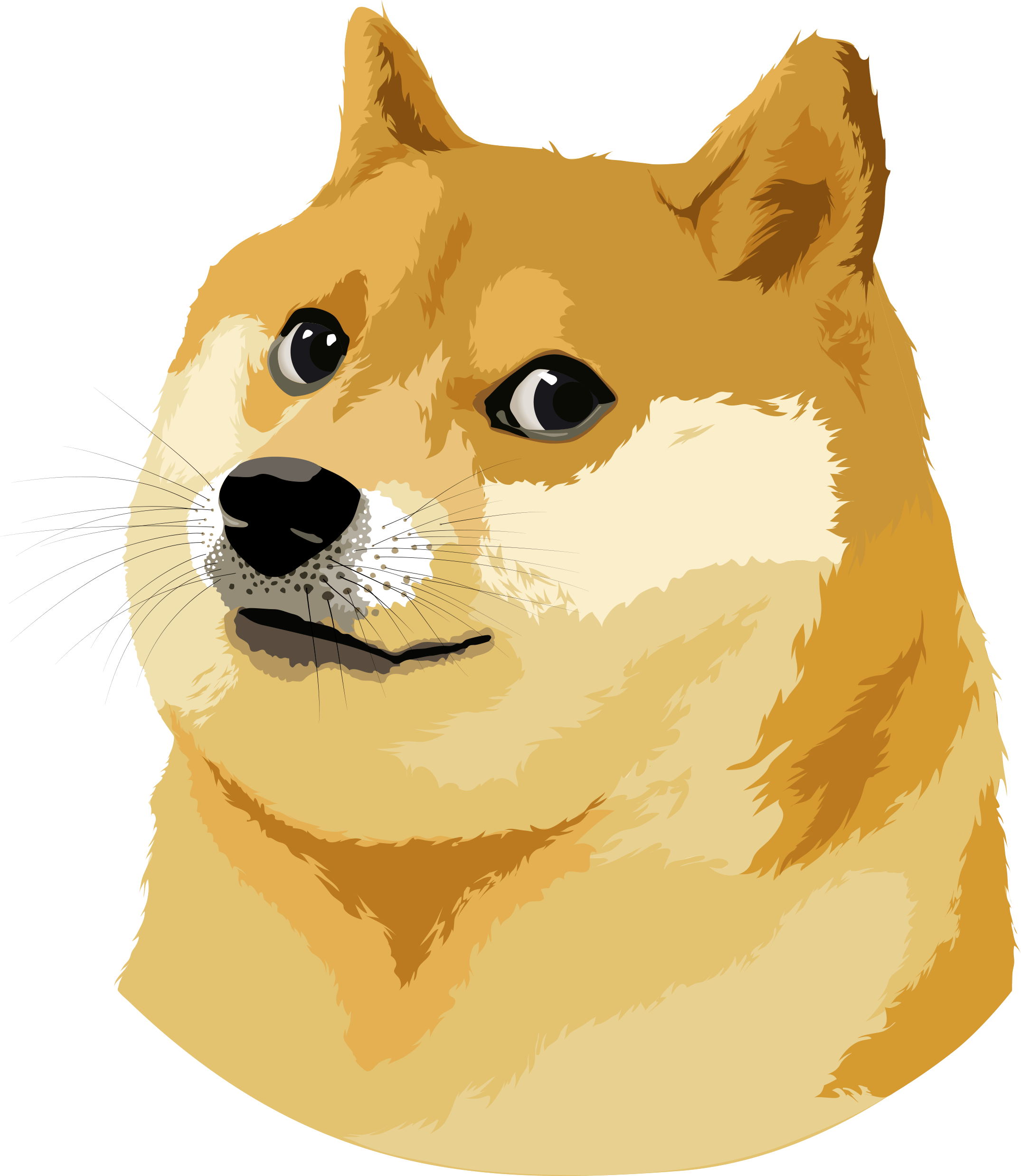 Doge Vector Illustration - Doge Clipart - Png Download (2150x2477), Png Download