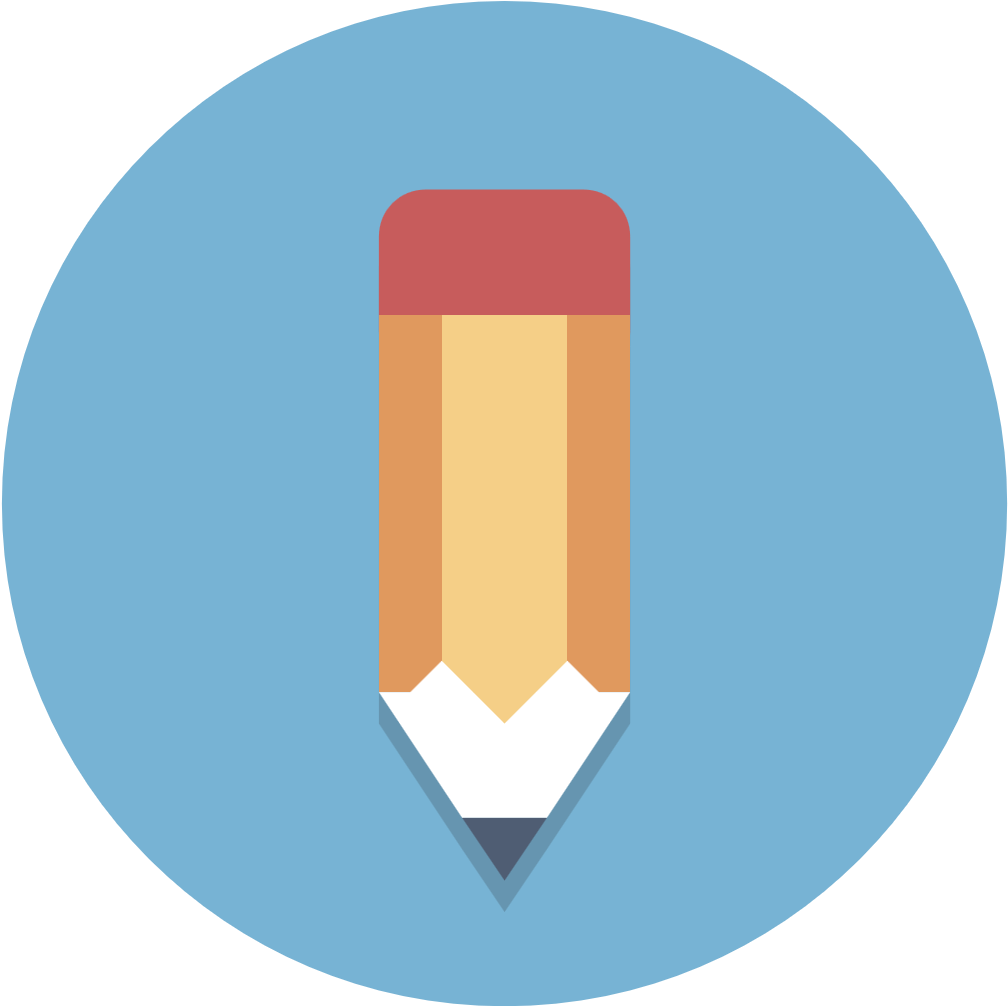 Circle Icons Pencil - Icon Pencil Png Clipart (2021x1005), Png Download