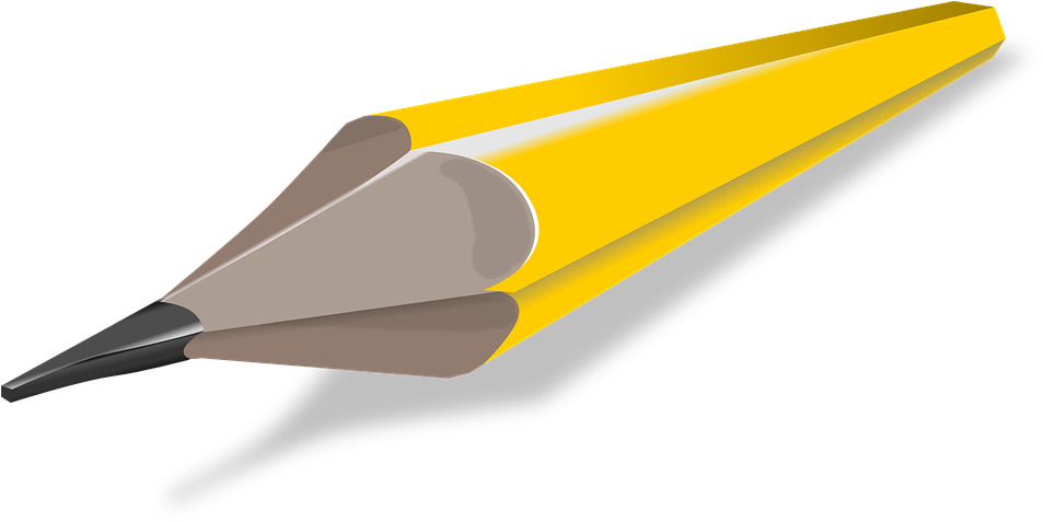 Pencil Sharpeners Drawing Mechanical Pencil Art - Sharp Pencil Clipart - Png Download (953x477), Png Download