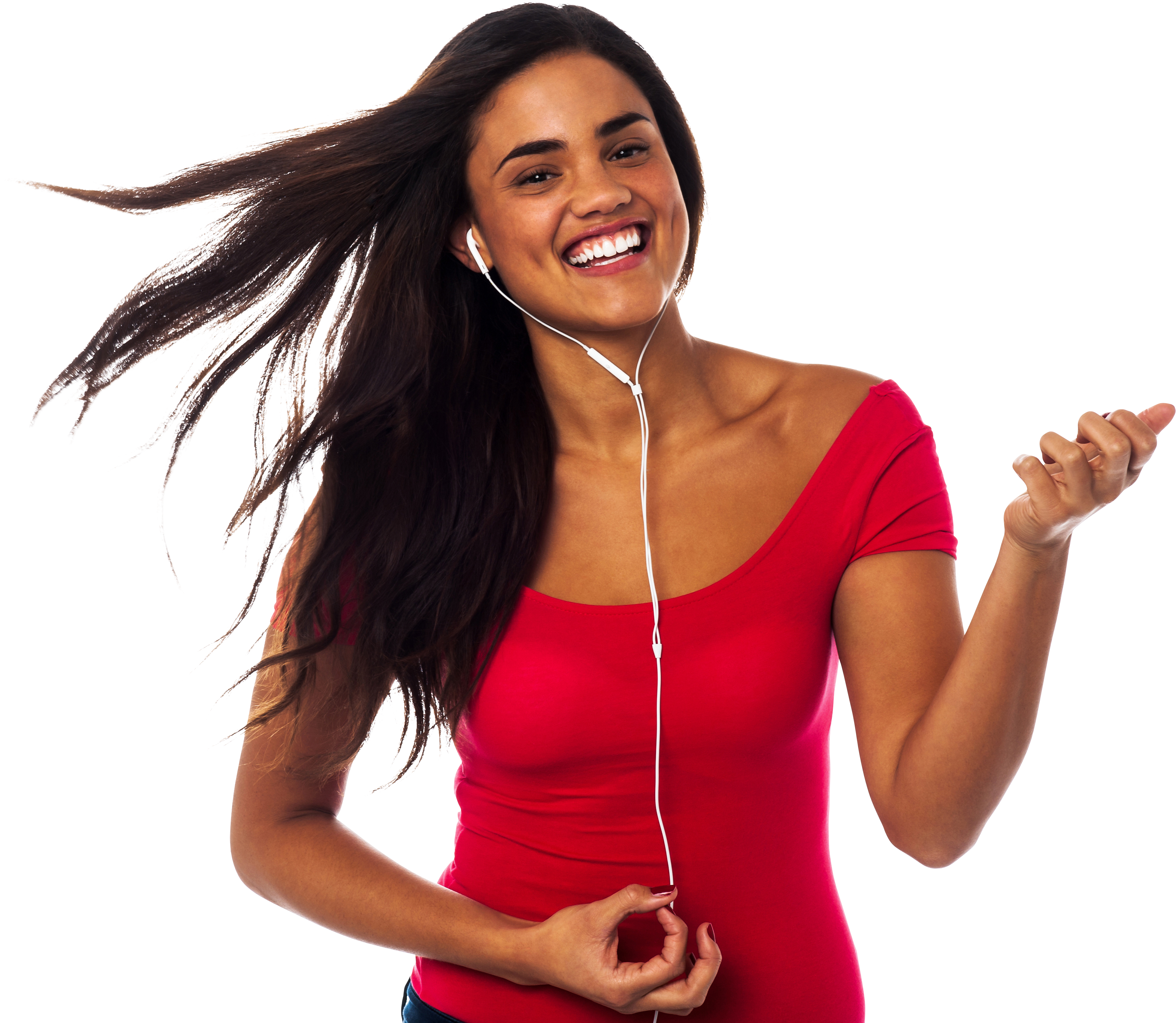 Women Listening Music Royalty-free Png Photo - Music Women Png Clipart (4809x3200), Png Download