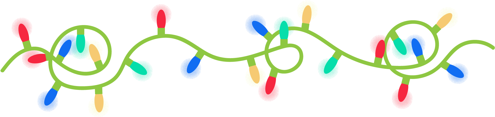 Christmas-lights - Christmas Lights Banner Clip Art - Png Download (1890x520), Png Download