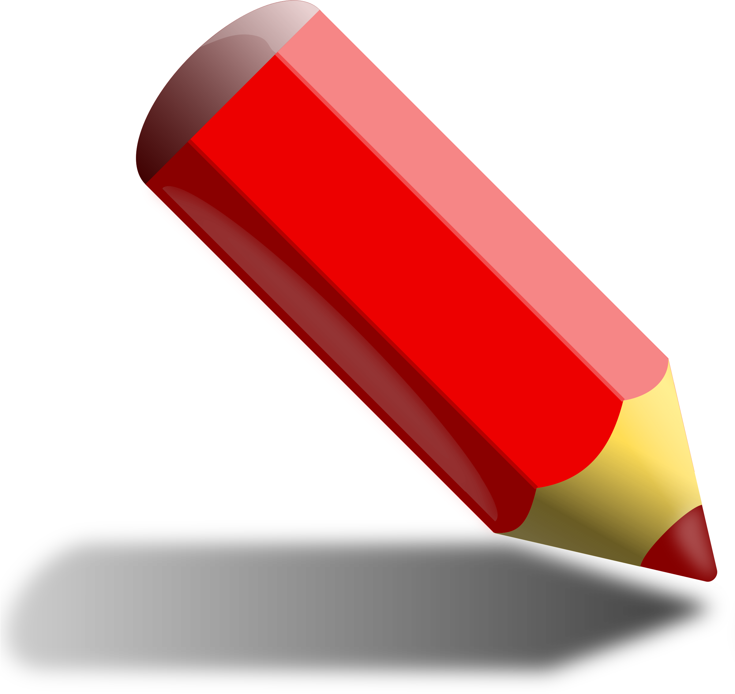 This Free Icons Png Design Of Red Pencil Clipart (2400x2322), Png Download