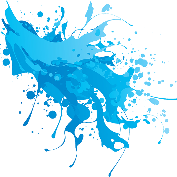 Banner Transparent Stock Remixit - Blue Splash Png Clipart (576x613), Png Download