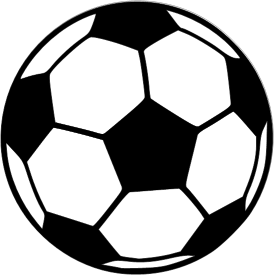 Soccer Ball Svg File - Soccer Ball Cartoon Png Clipart (568x569), Png Download
