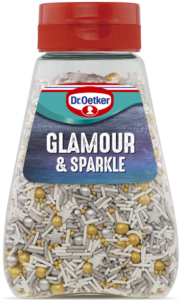 Oetker Glamour And Sparkle Are A Mix Of Gold And Silver - Dr Oetker Sprinkles Glamour & Sparkle Clipart (636x636), Png Download