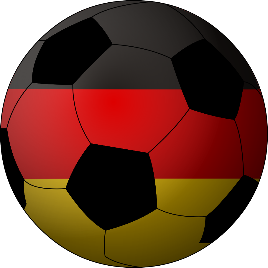 Football Germany - Brazil Football Clipart (909x908), Png Download