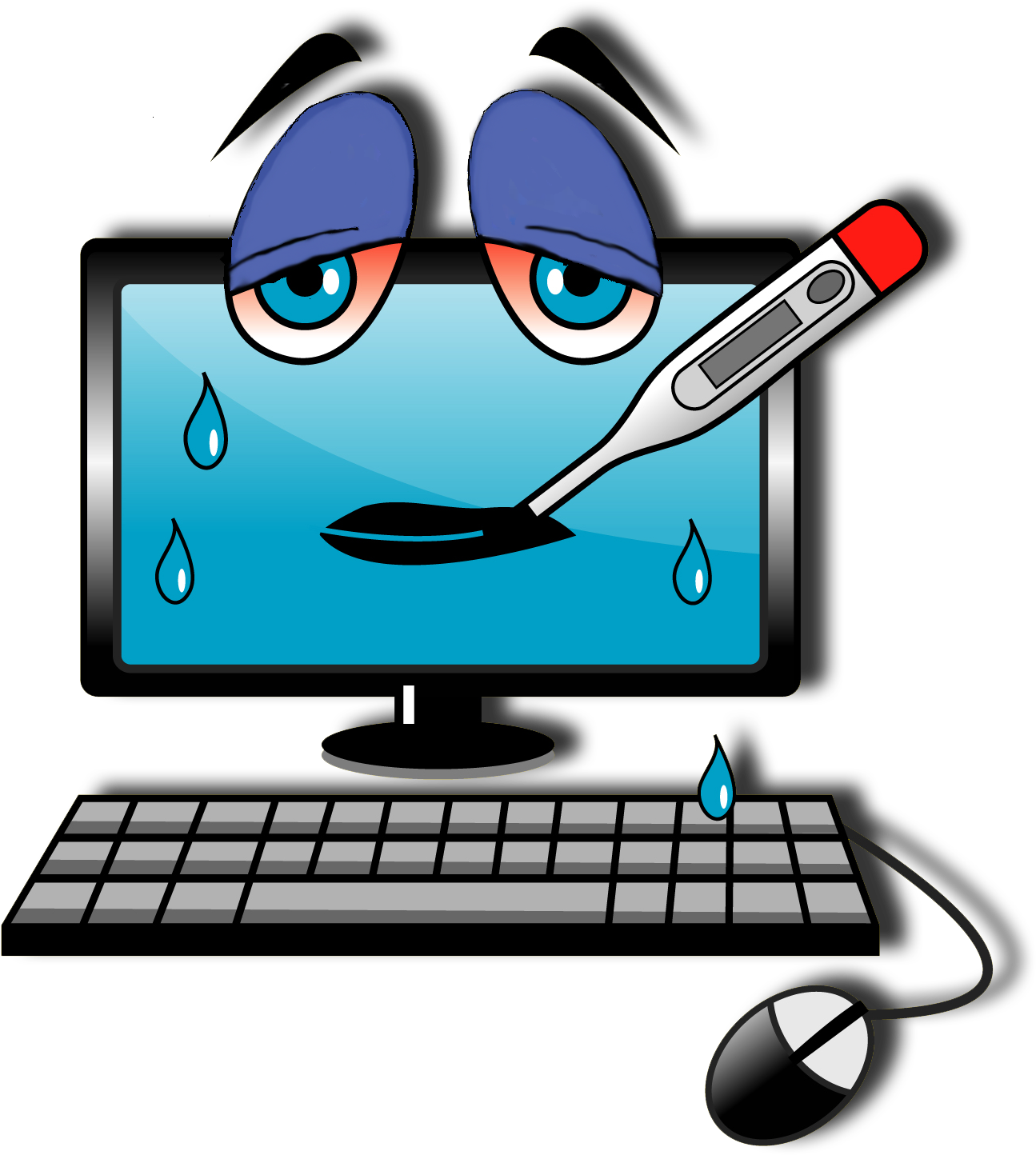 Cpkn Computers - Personal Computer Clipart (1530x1514), Png Download