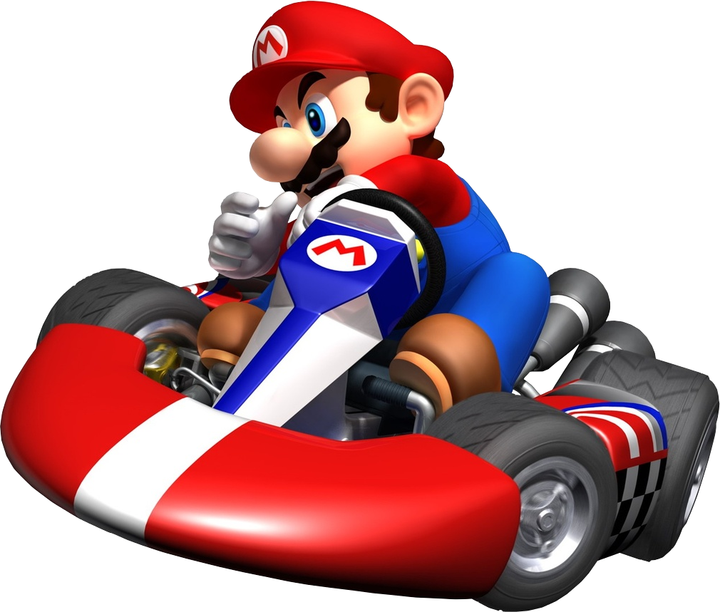 Mario Png - Mario Kart Wii Mario Clipart (1010x859), Png Download