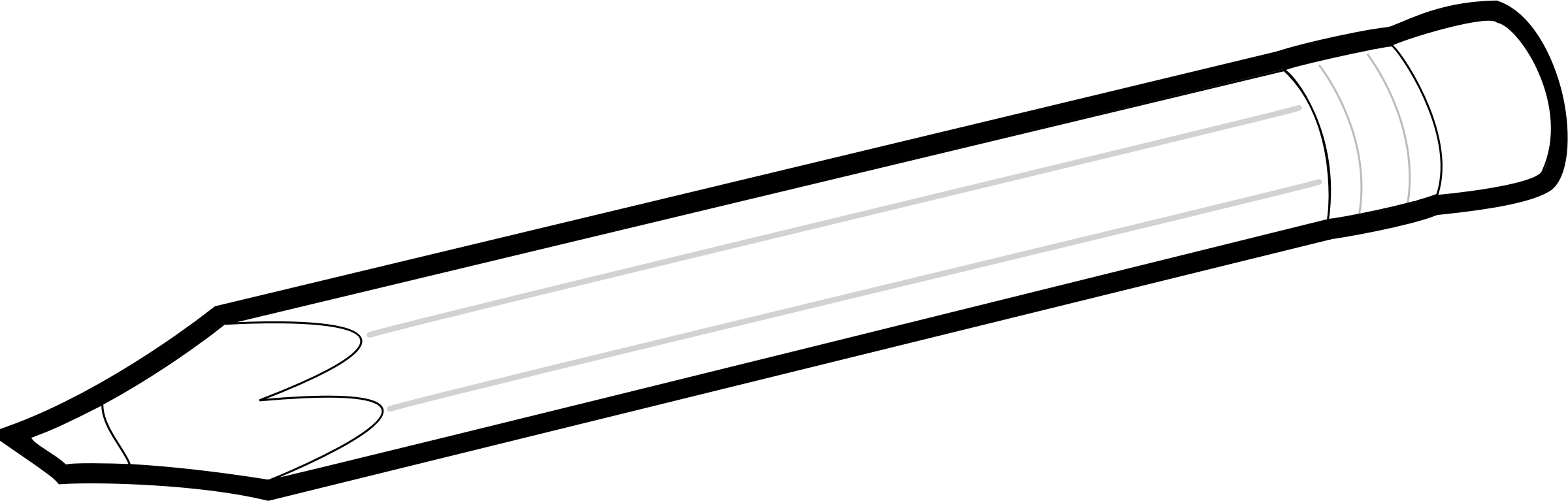 This Free Icons Png Design Of Black And White Pencil Clipart, free png down...