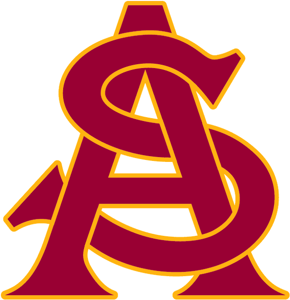 Arizona State Baseball - Arizona State Baseball Logo Clipart (607x628), Png Download